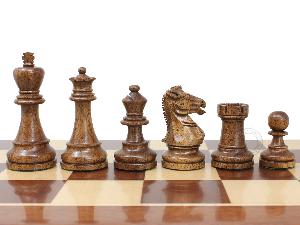 Grand Master Staunton Tournament Chess Set Pieces - King Size: 3-3/4