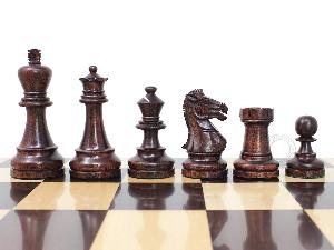 Grand Master Staunton Tournament Chess Set Pieces - King Size: 3-3/4