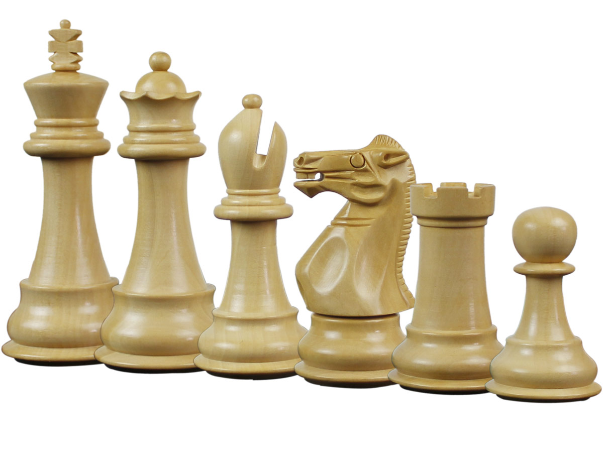 Splendid Staunton Boxwood Chess Pieces