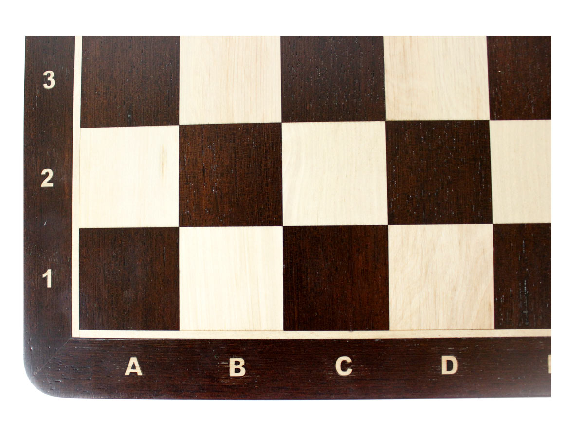 Close up view of inlaid wooden algebraic notations