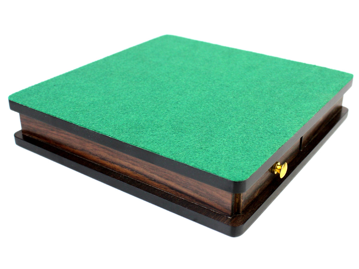 Billiard Cloth Green Felt on the back of Chess Board