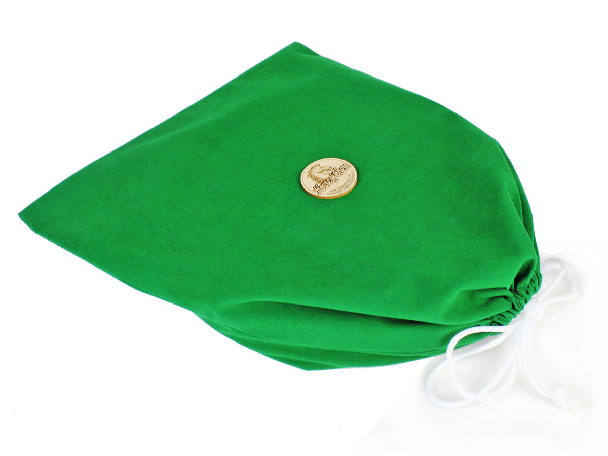 DrawString Velvet Bag provided with the Globe Chess Set