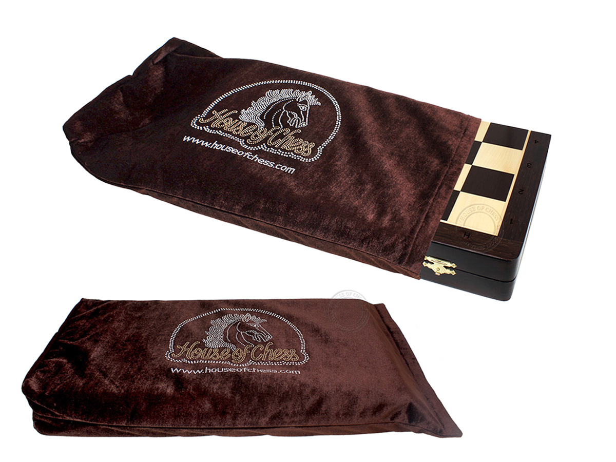 Specially designed velvet cover for chess set