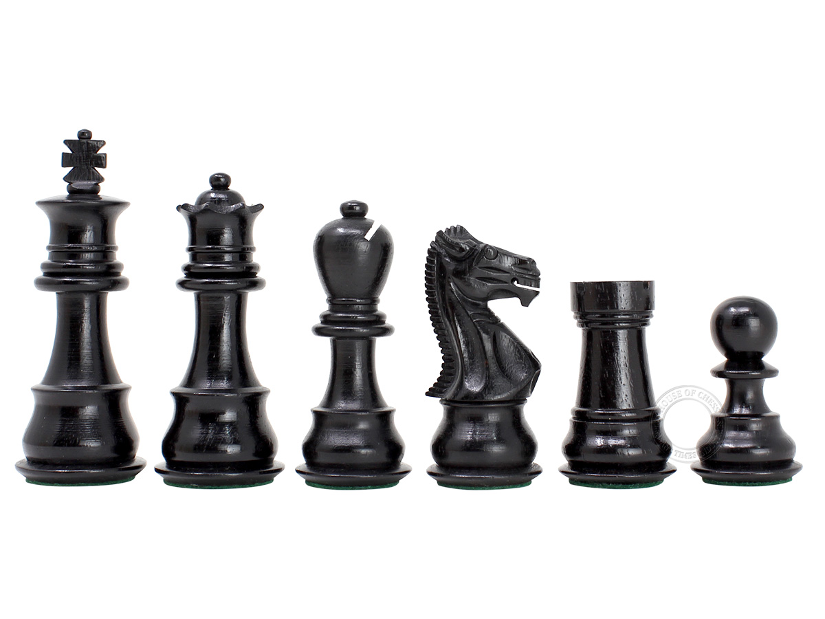 Galaxy Staunton Ebonized Chess Pieces