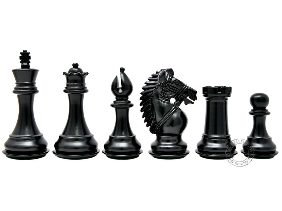 Rio Staunton Ebonized Chess Pieces