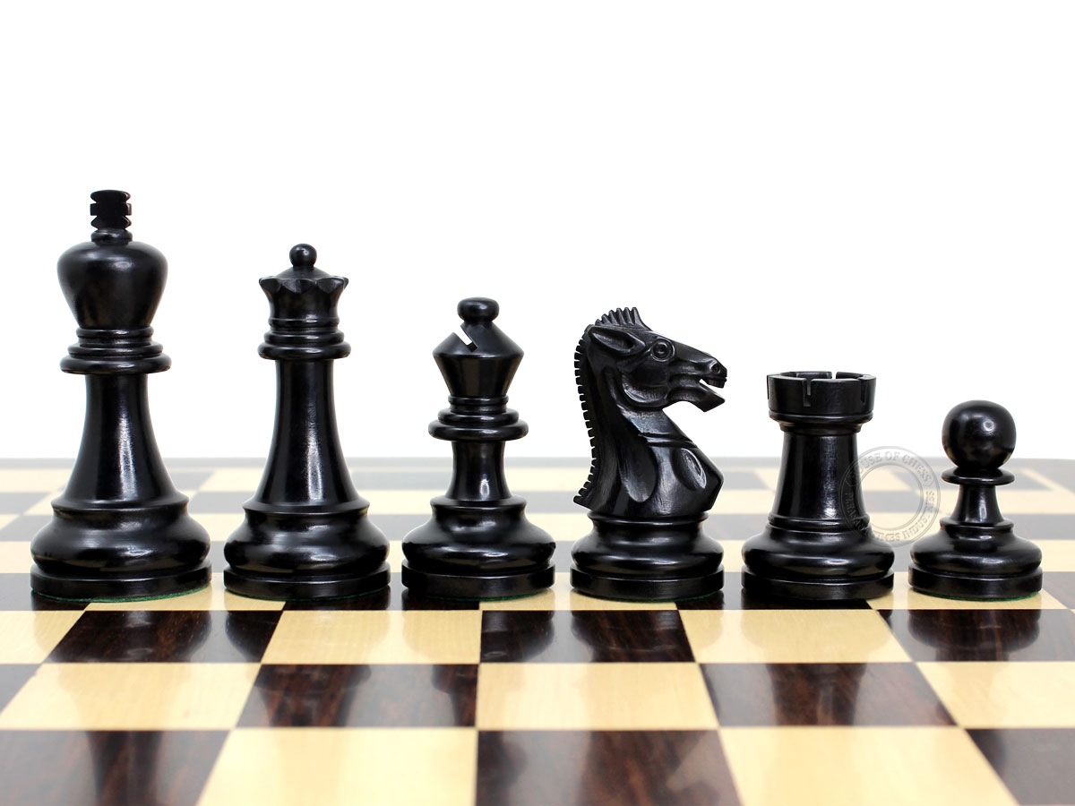 Grand Master Staunton Tournament Chess Set Pieces - King Size: 3-3/4