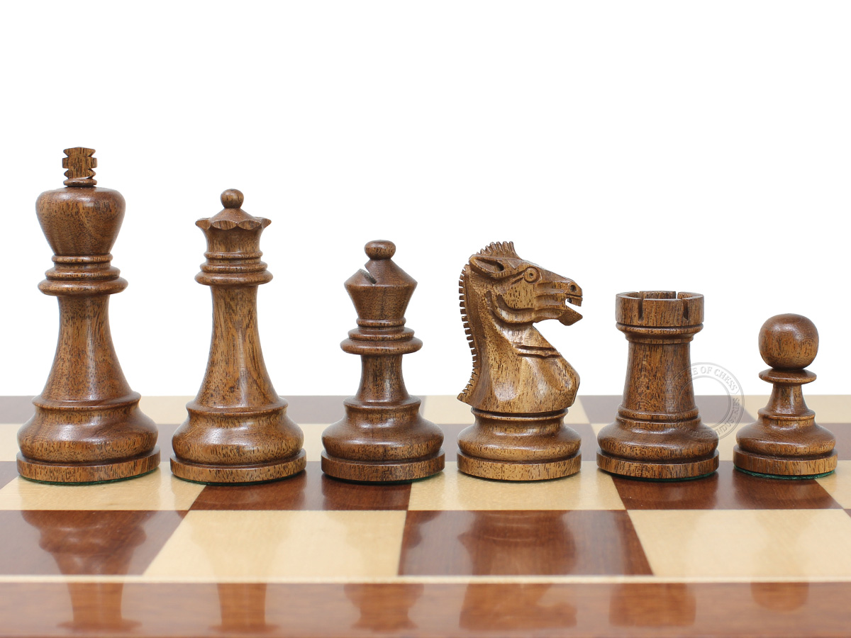 Grand Master Staunton Tournament Chess Set Pieces - King Size: 3-3/4