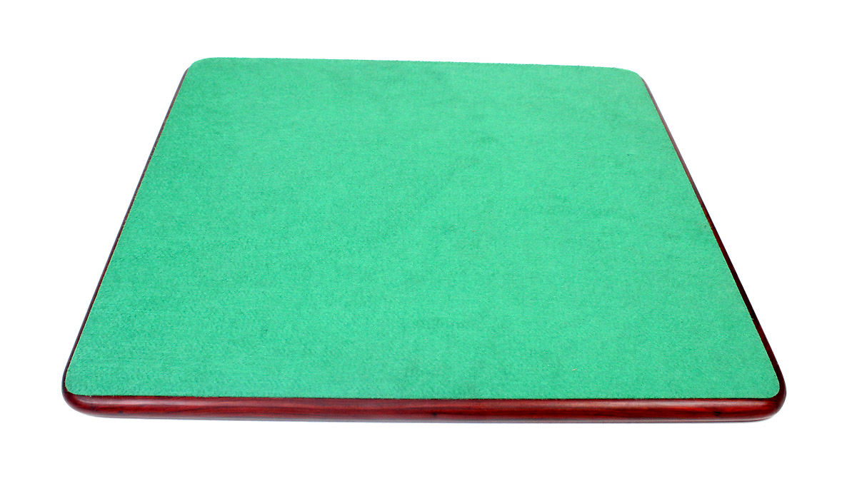 The underside of the board is covered with green felt