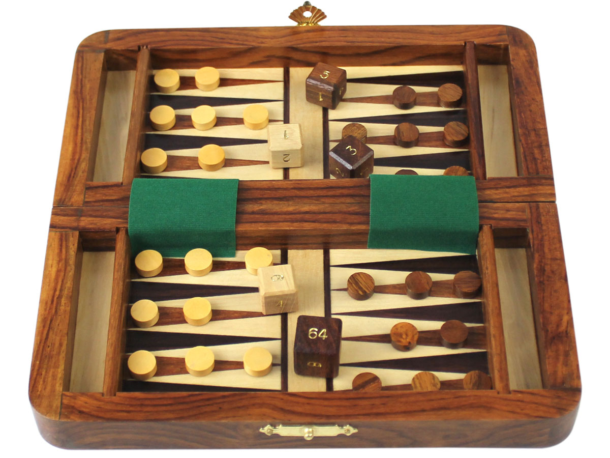 Flat Layout of backgammon board