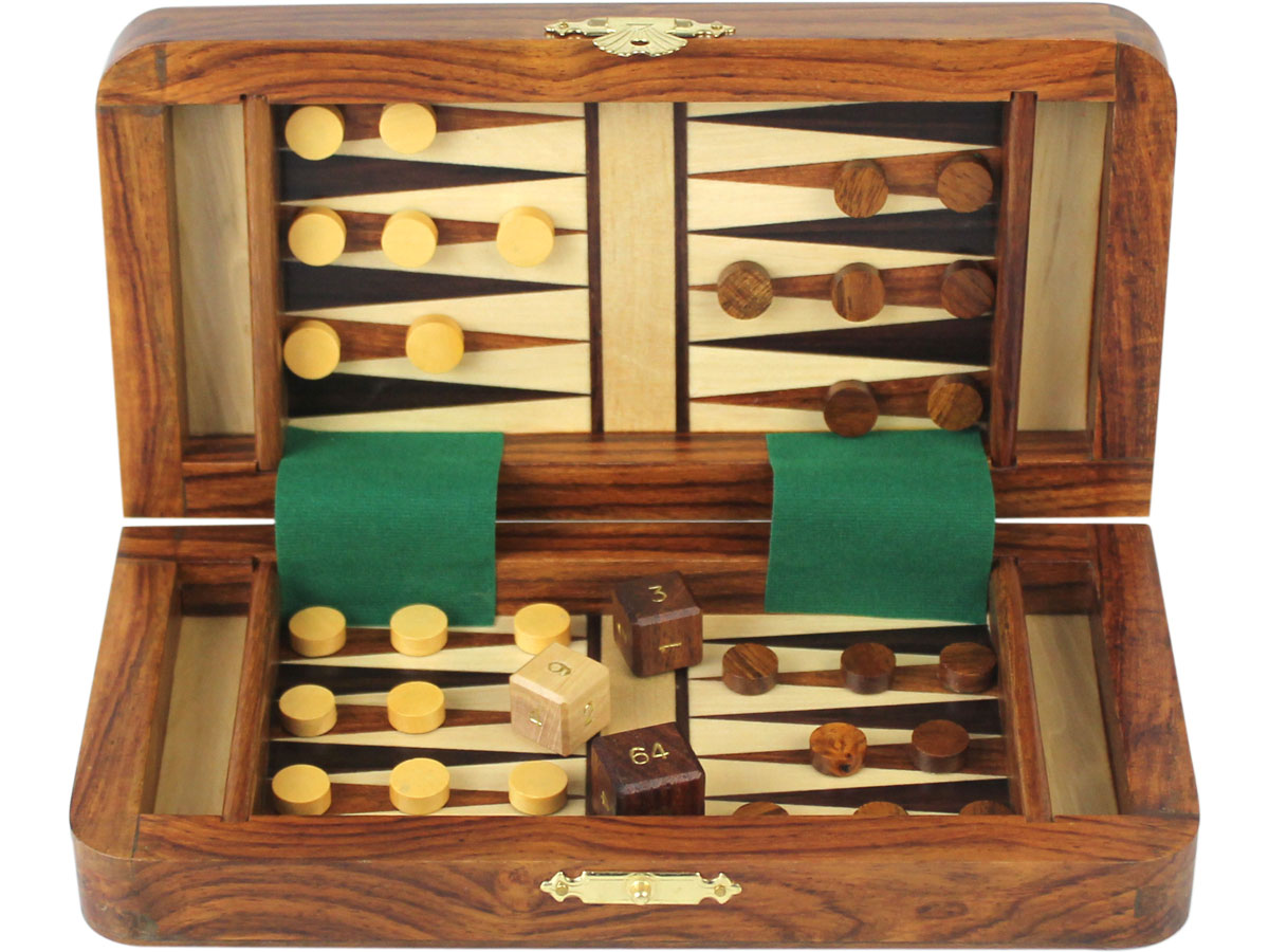 Backgammon board - half folded