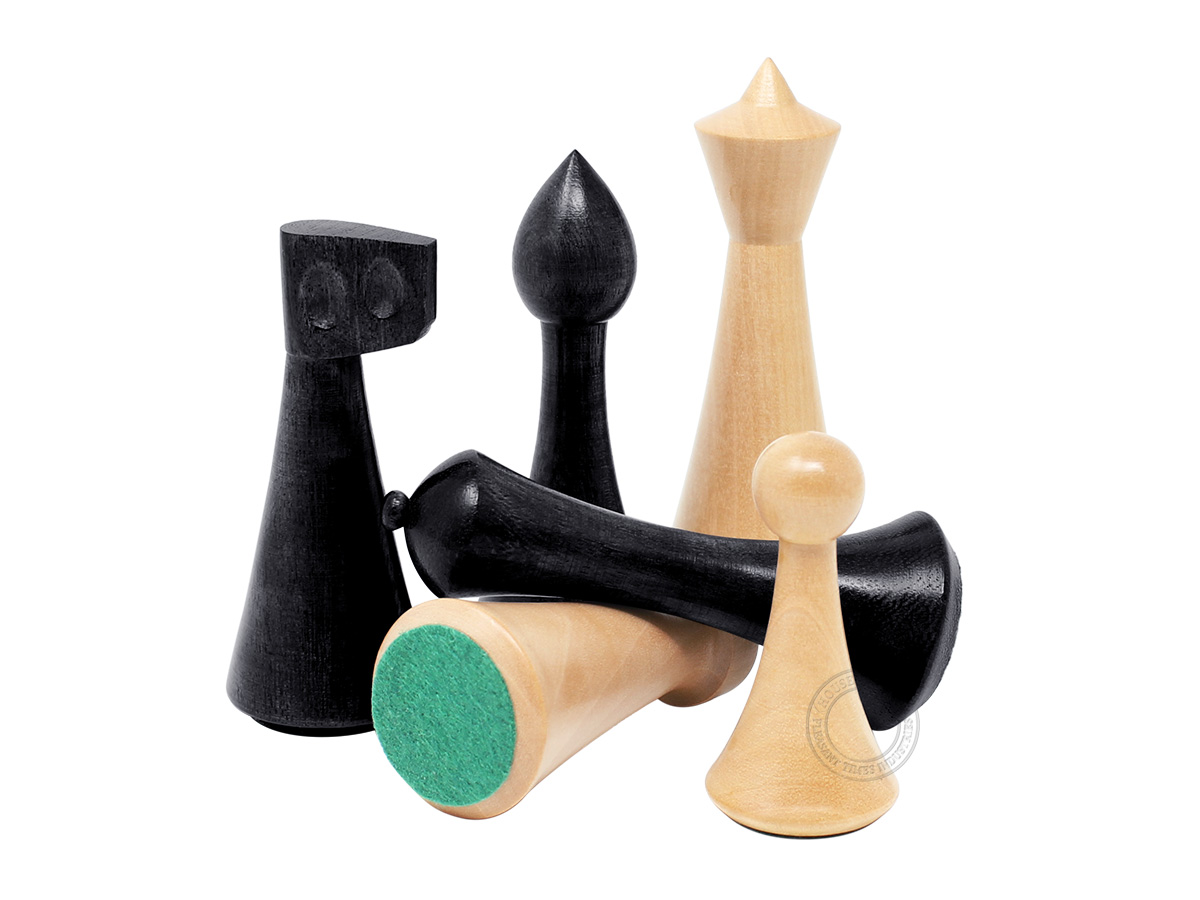 House of Chess Reproduced Abstract Design Chess Pieces