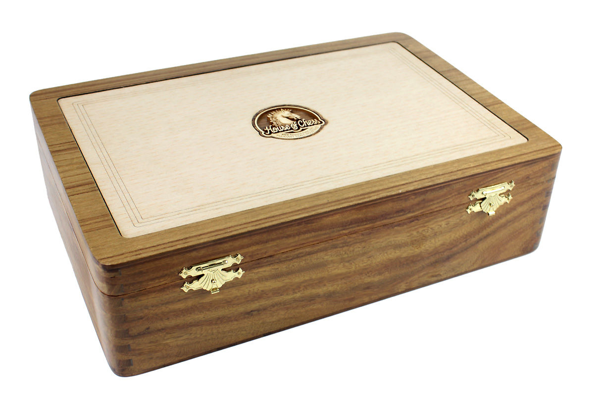 Hinged Wooden Storage Box