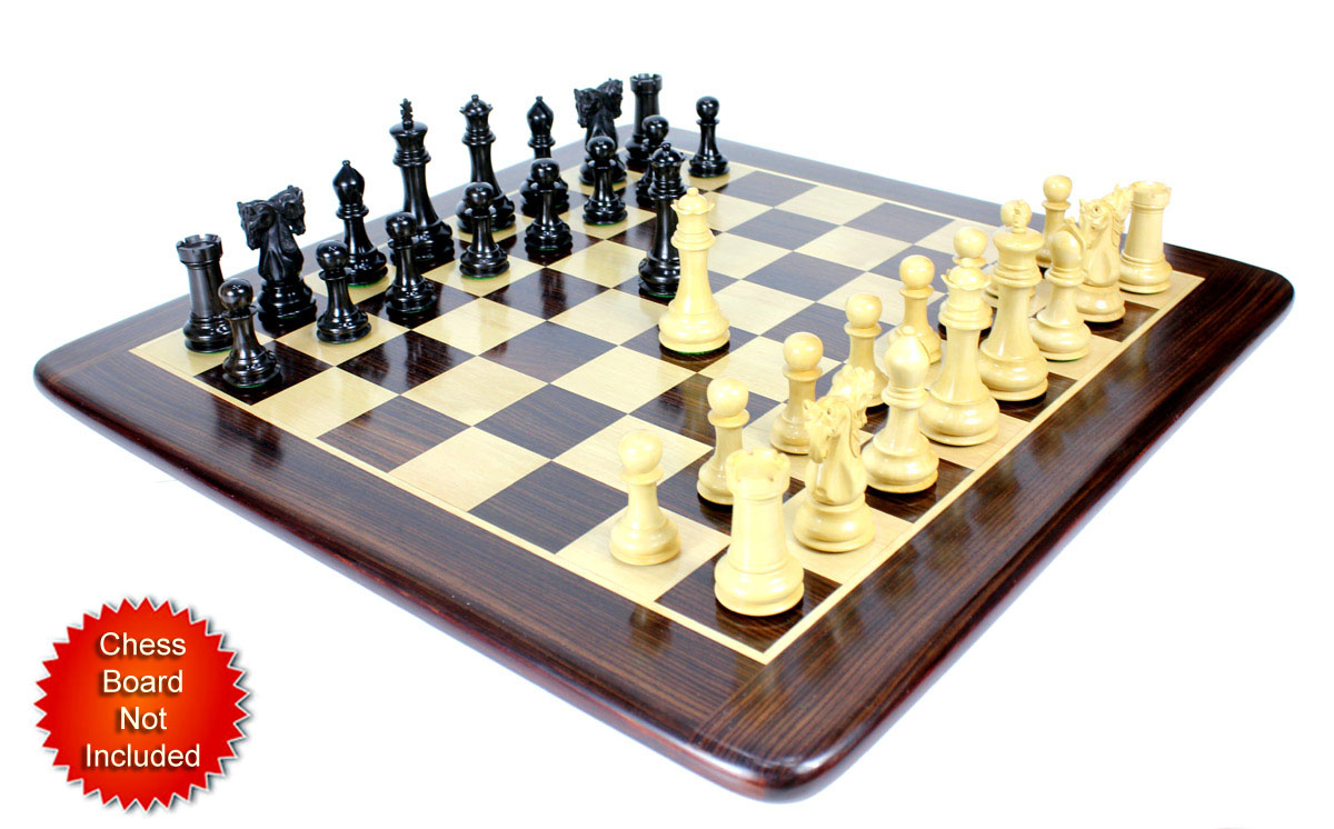 Chess Pieces placed on flat Chess board