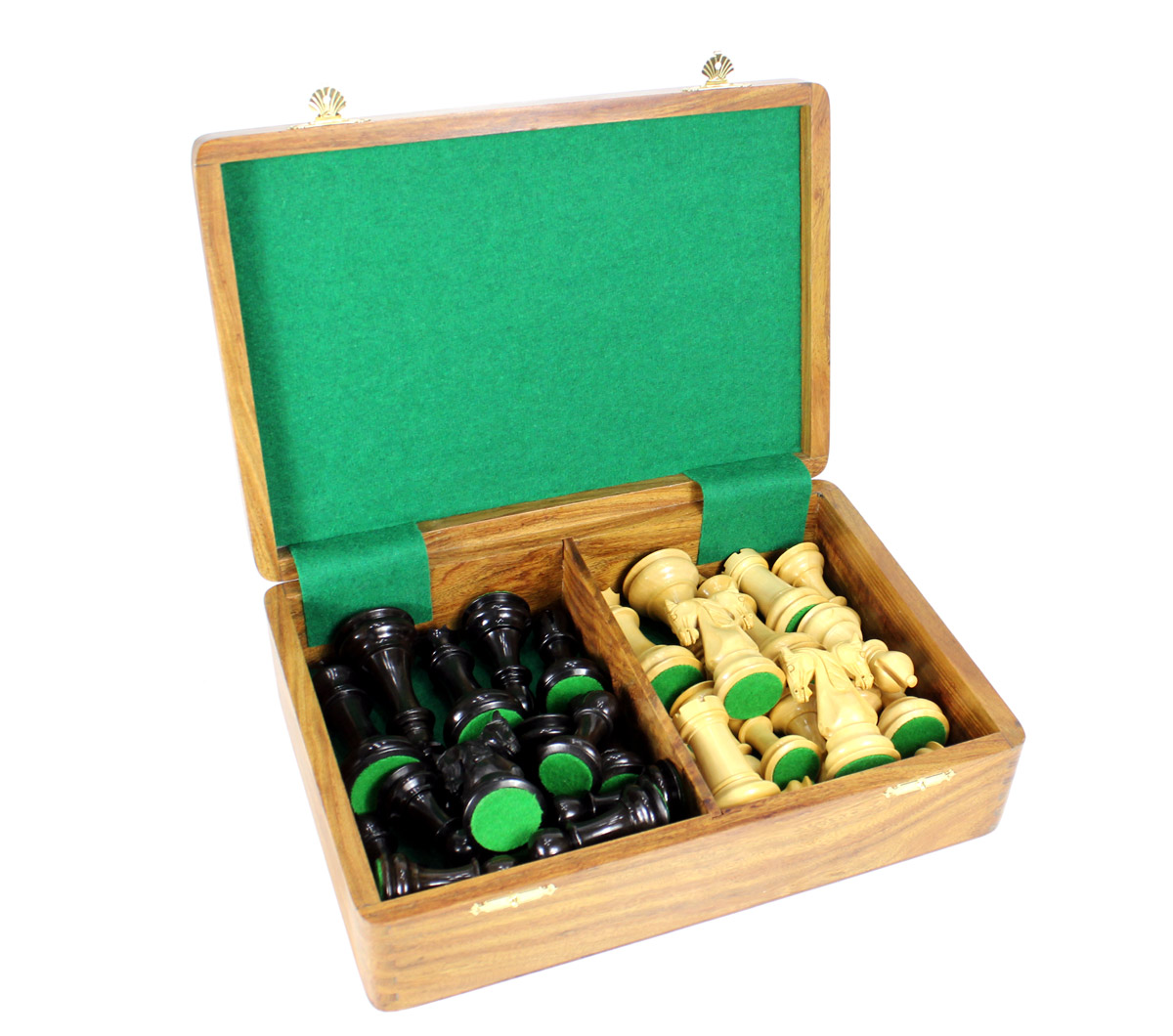 Free Wooden storage box provided with this chess set.