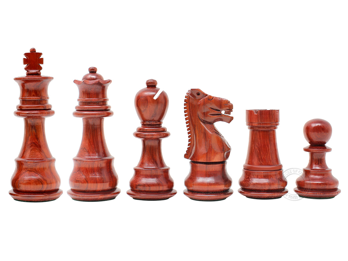 Galaxy Staunton Blood Wood Chess Pieces