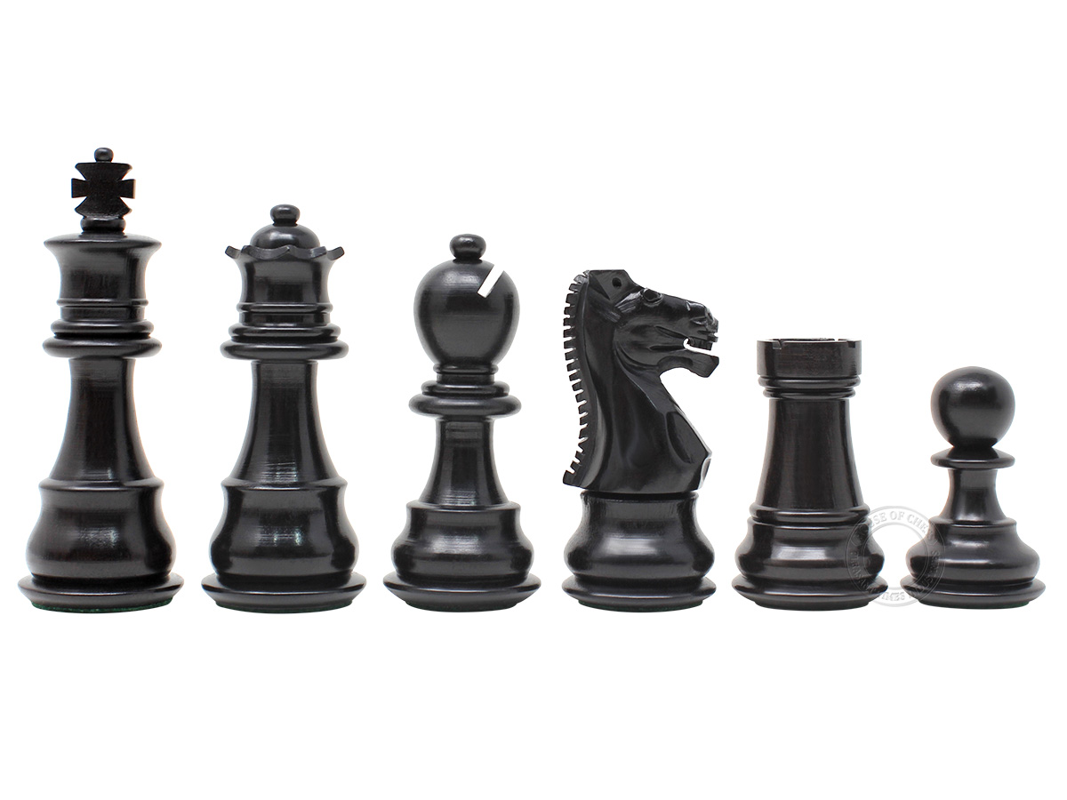 Galaxy Staunton Ebony Wood Chess Pieces