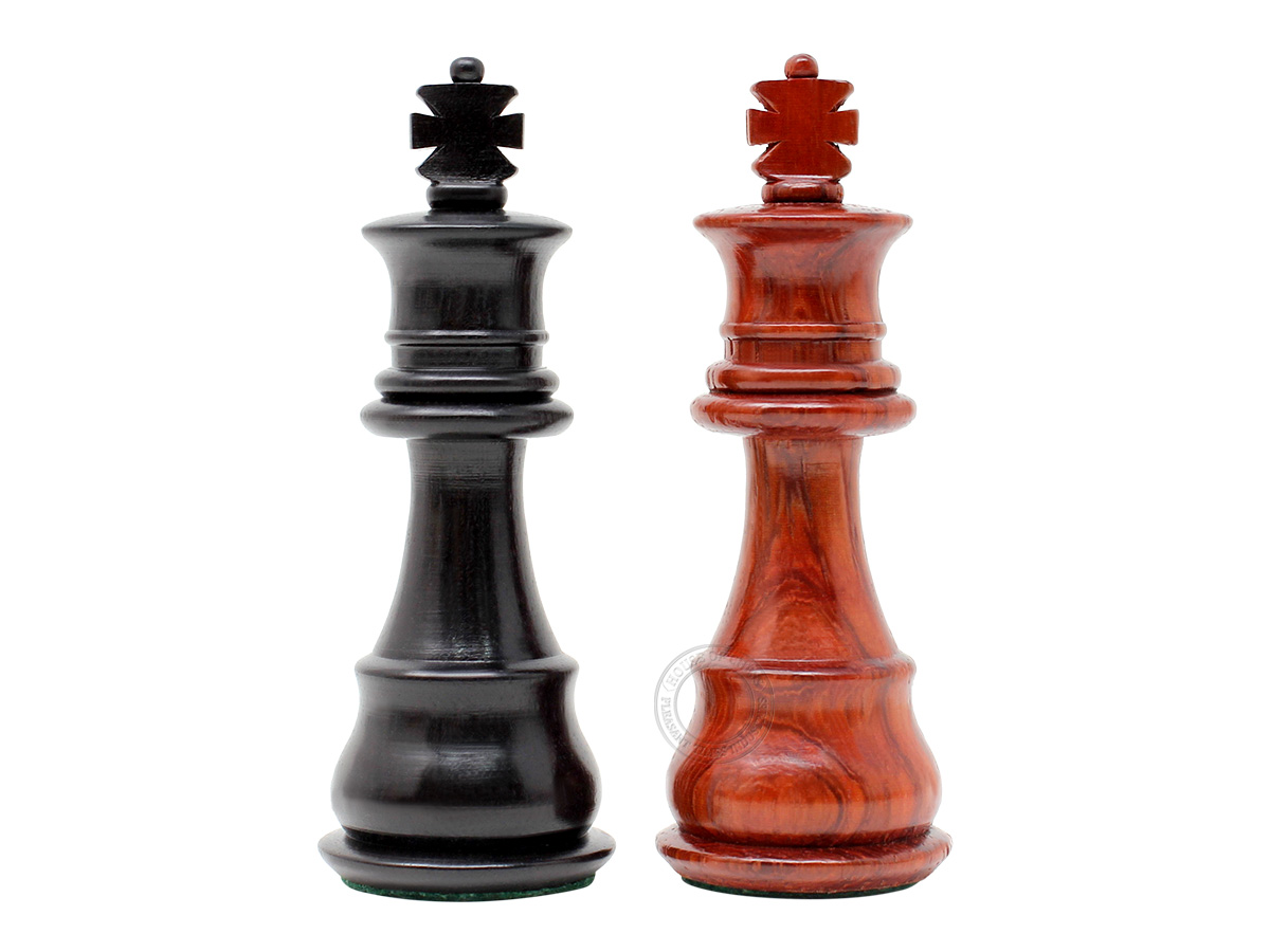 Galaxy Staunton Ebony Wood and Blood Wood Kings