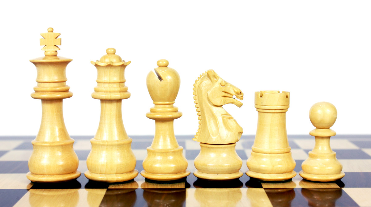 Boxwood chess pieces