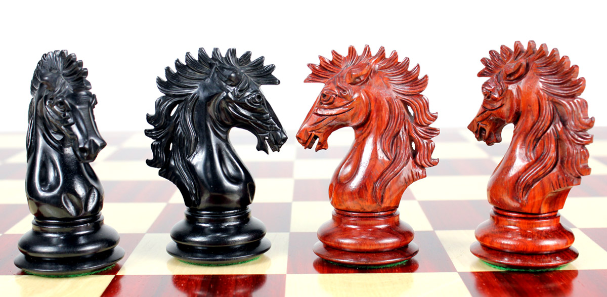 Encore Staunton high quality hand crafted Knights by master craftsmen.
