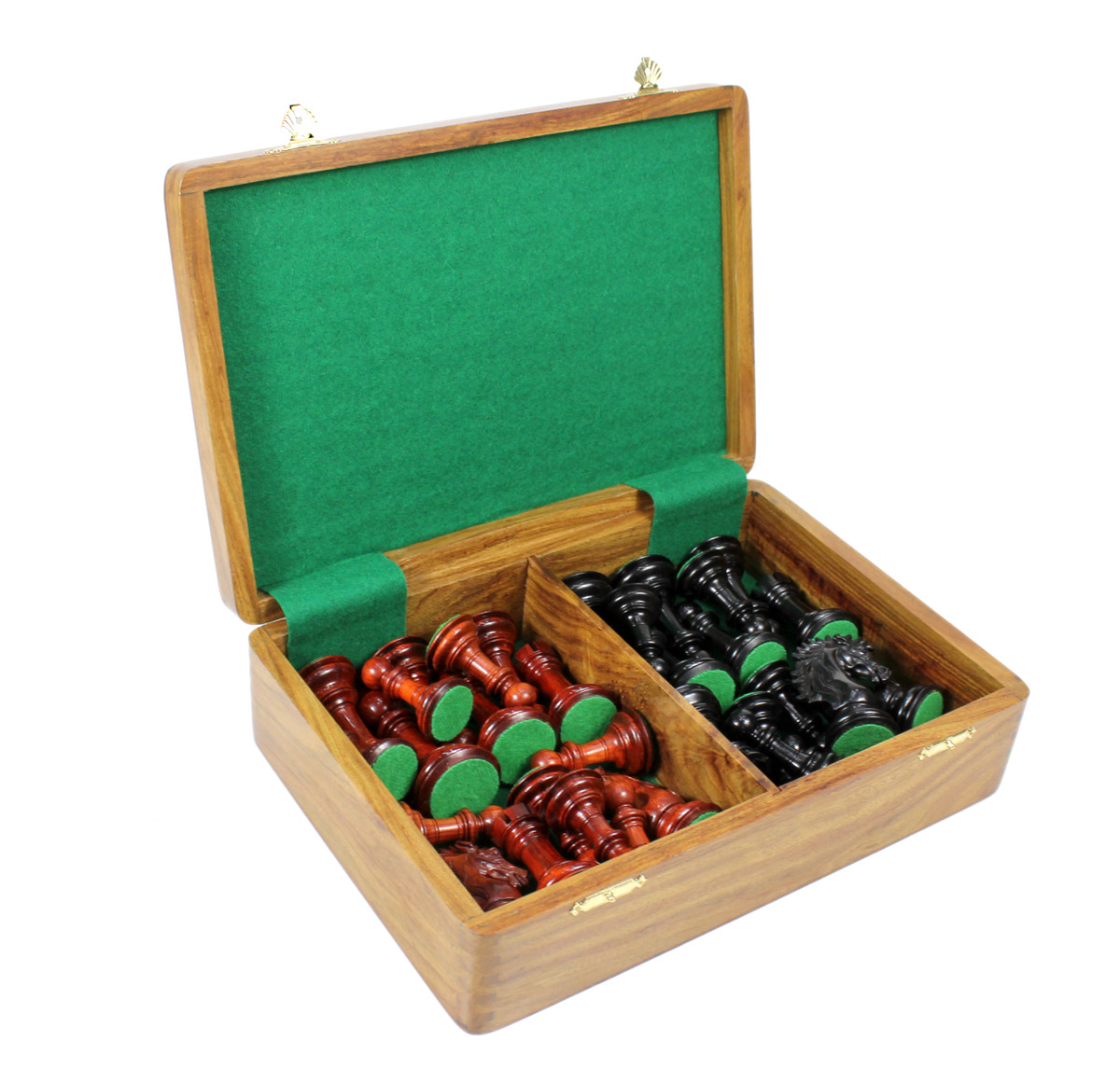 Free Wooden storage box provided with this chess set.