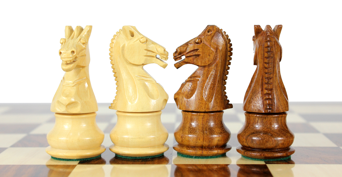 Galaxy Staunton high quality hand crafted Knights by master craftsmen.