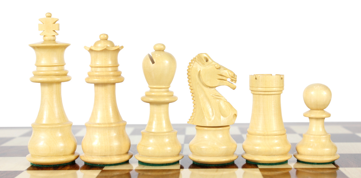 Boxwood chess pieces