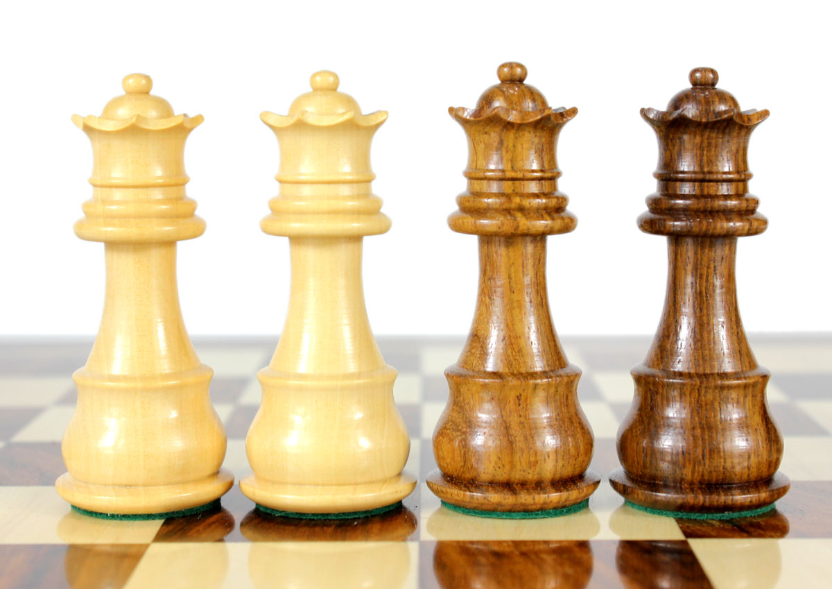 2 extra Queens provided with this set. 34 Chess Pieces (Including 2 extra Queens)