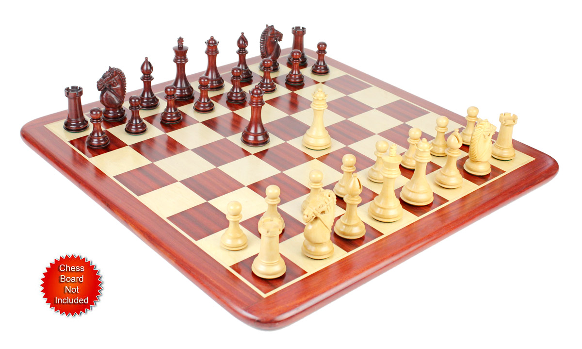Our sale is for chess pieces only and the chess board is not included