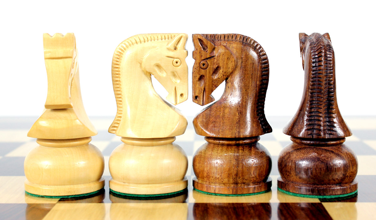 Zagreb Staunton high quality hand crafted Knights by master craftsmen.
