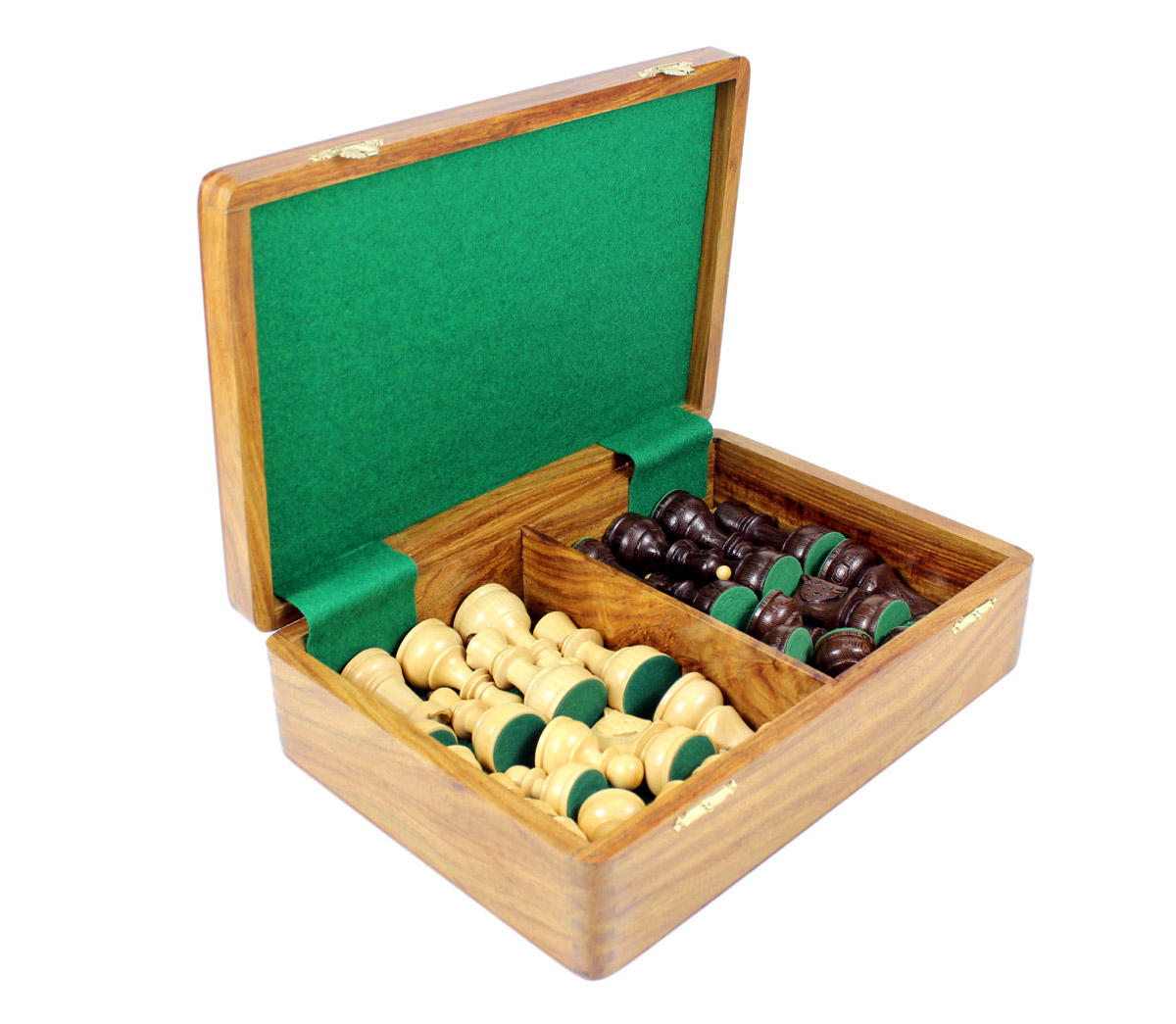 Free Wooden storage box provided with this chess set.