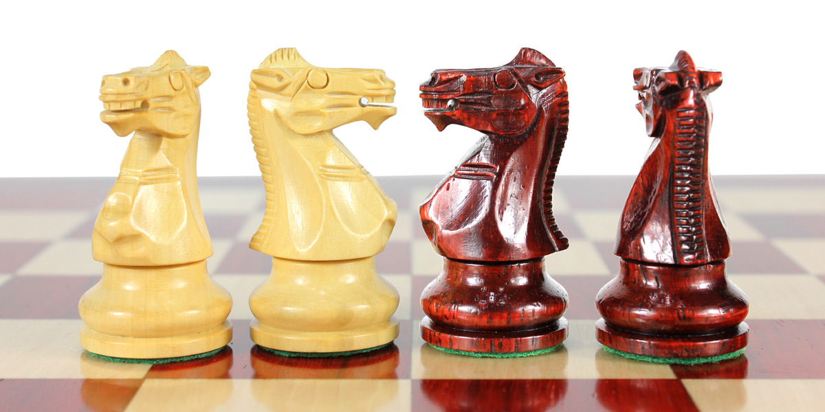 Monarch Staunton high quality hand crafted Knights by master craftsmen.