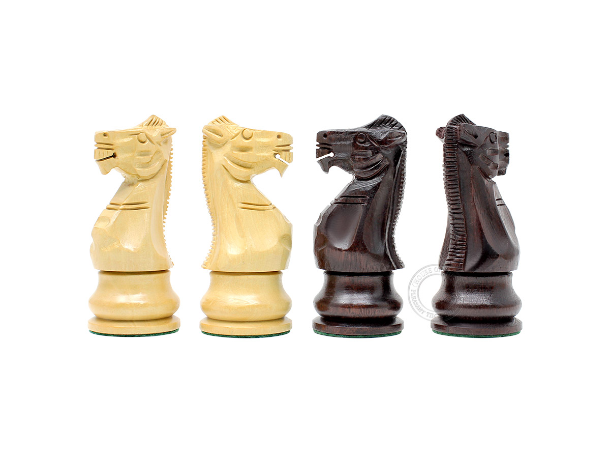 Ringy Rosewood and Boxwood Unique Staunton Knights