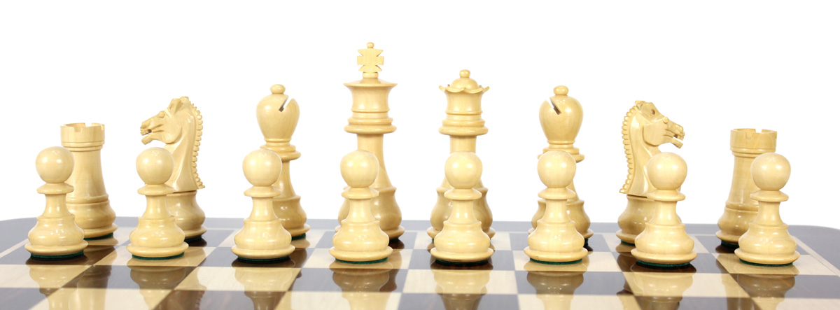 Our sale is for chess pieces only and the chess board is not included.