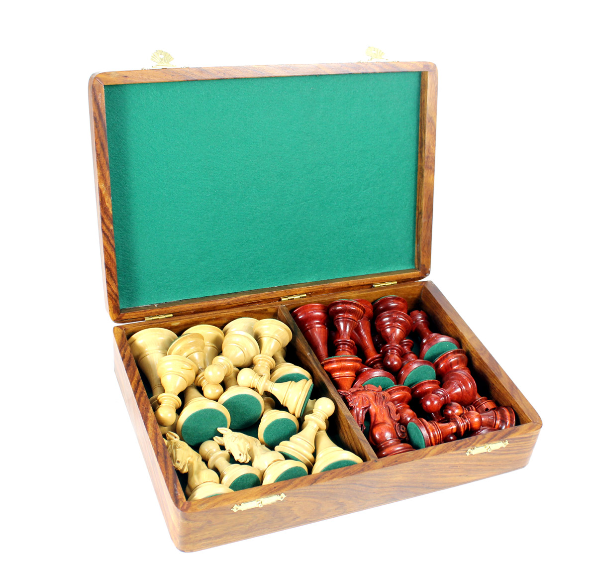 Free wooden storage box with these chess pieces.