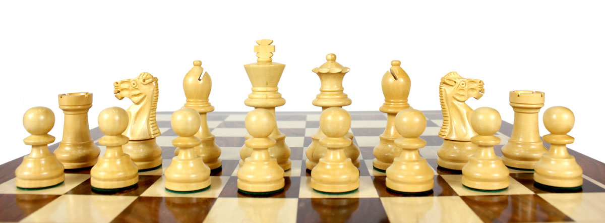 Our sale is for chess pieces only and the chess board is not included.