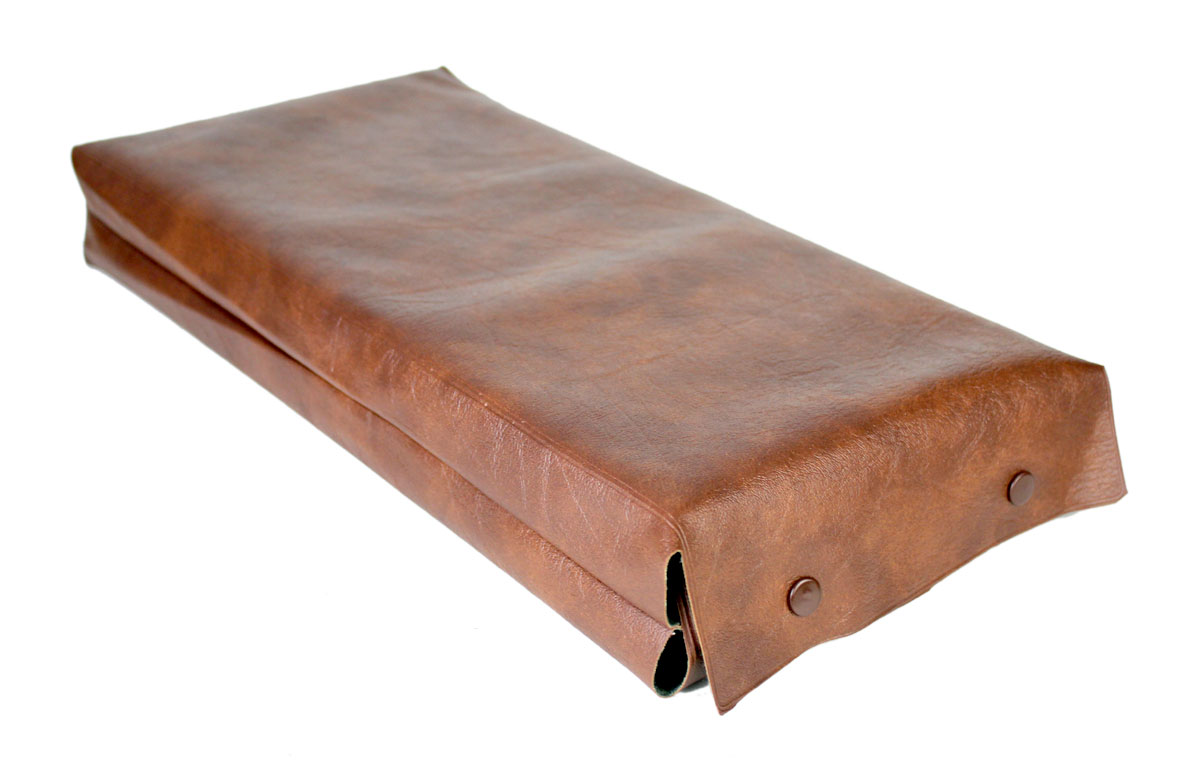 Simulated leather case provided for extra protection and safety of the Chess board