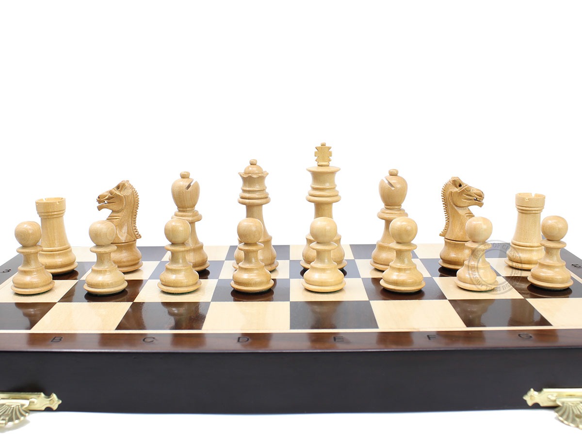 Boxwood Galaxy Staunton chess pieces