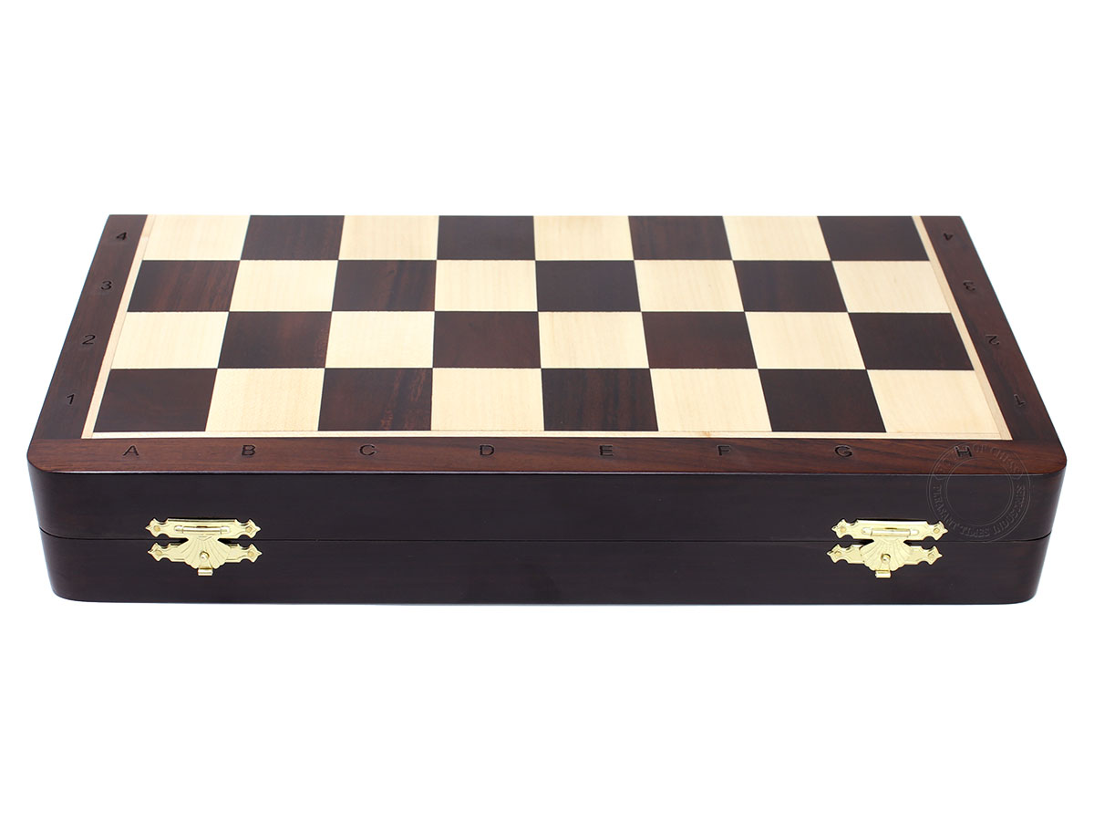 Engraved Algebraic notation. Weight of chess board is 2.976 lbs (1350 grams) (Excluding chess pieces)