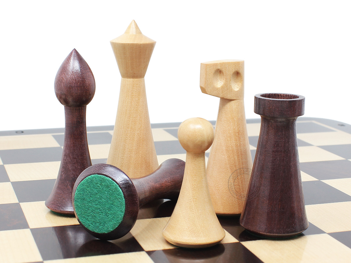 House of Chess Reproduced Abstract Design Chess Pieces