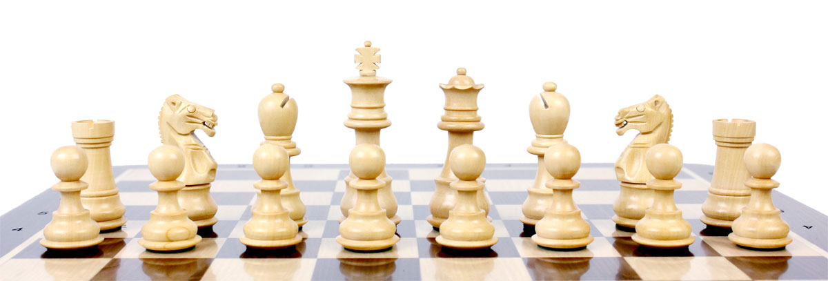 Beautiful Galaxy Staunton Chess pieces with beveled bases