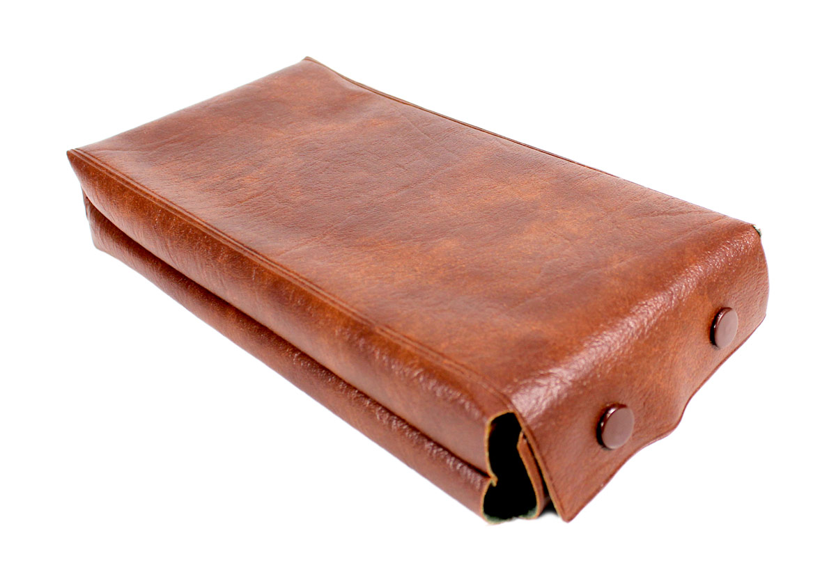 Simulated leather case provided for extra protection and safety of the Chess board.