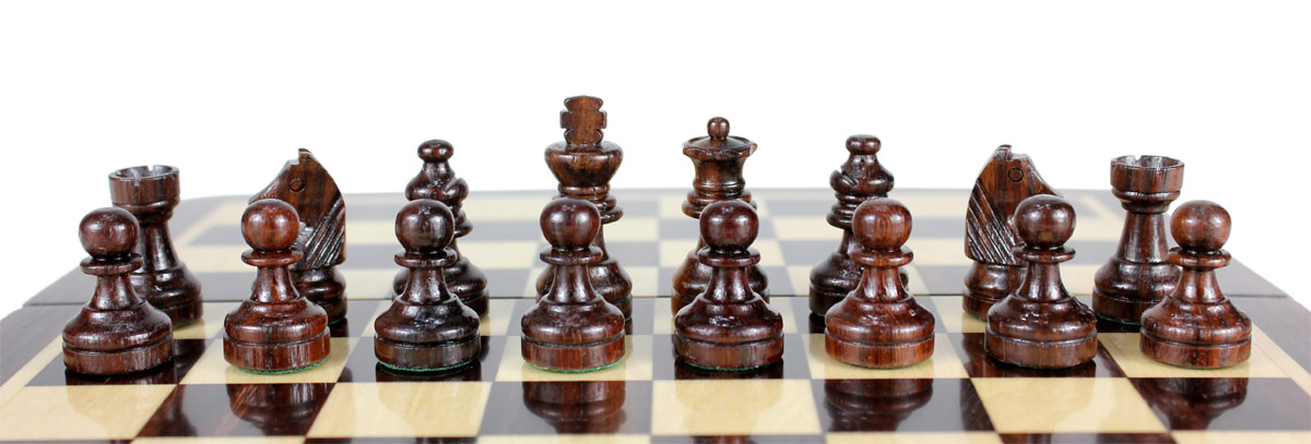 Rosewood Chess Pieces