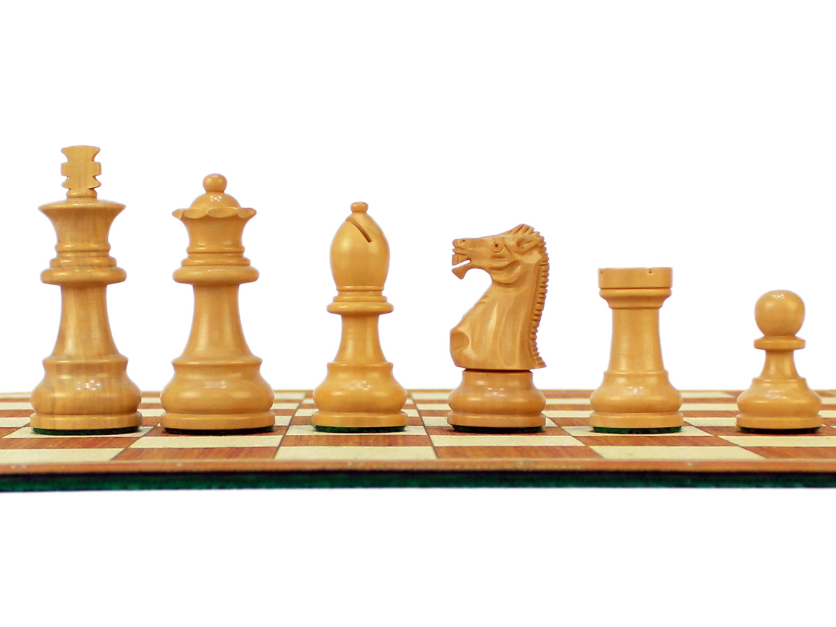 Unique Staunton Boxwood Chess Pieces