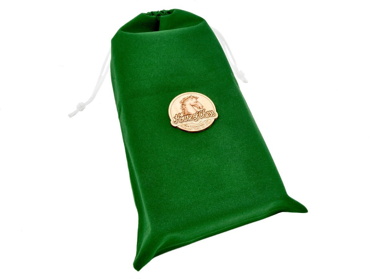 Velvet Pouch with House of Chess Logo