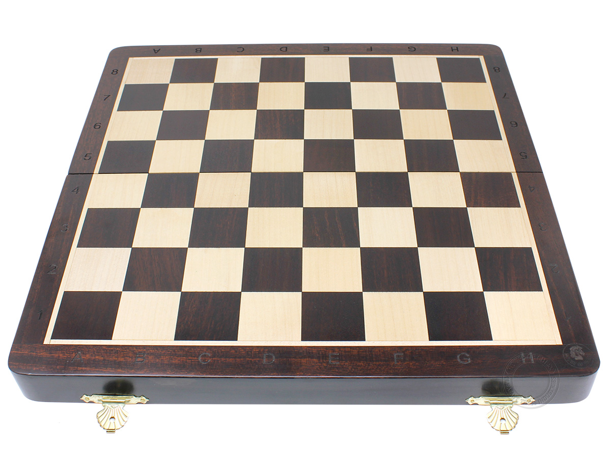 Flat layout of chess board