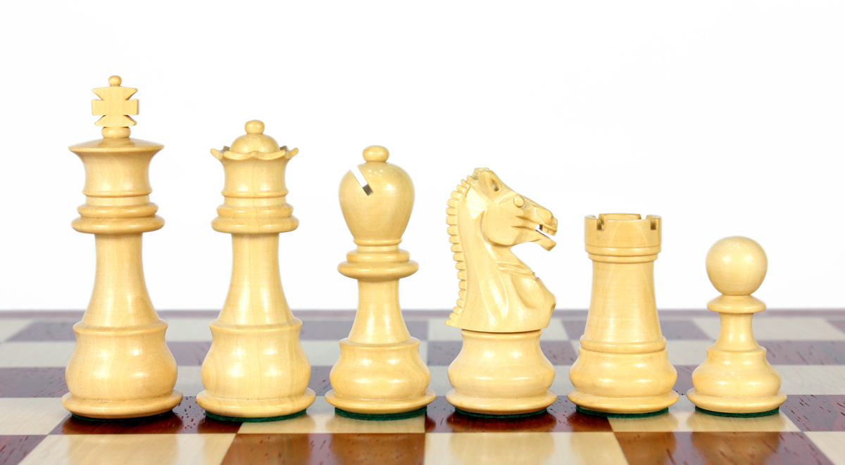 Boxwood chess pieces