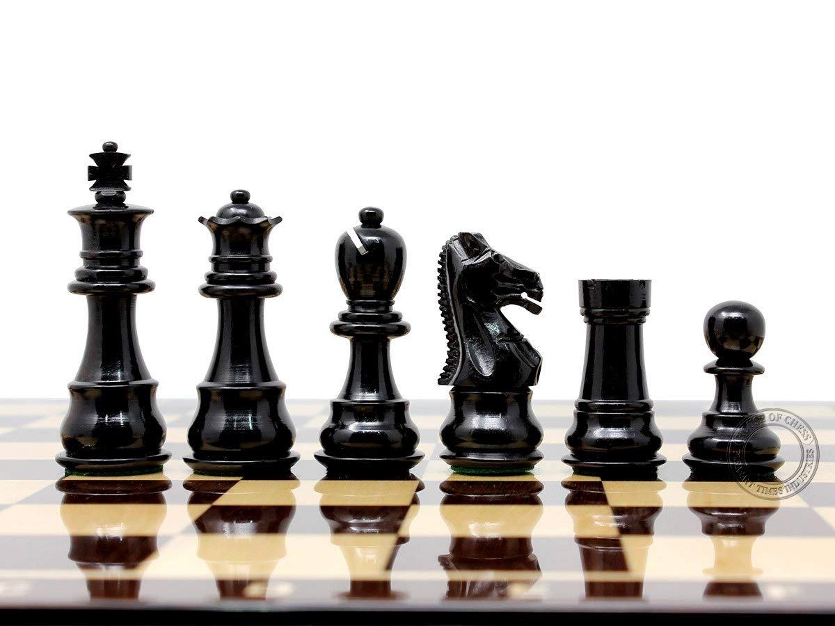 Ebony Wood Galaxy Staunton Chess Pieces