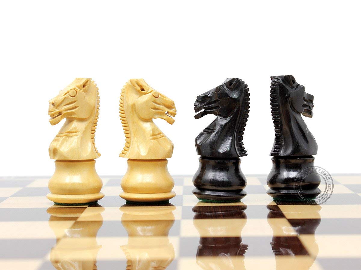 Galaxy Staunton Ebony and boxwood knights