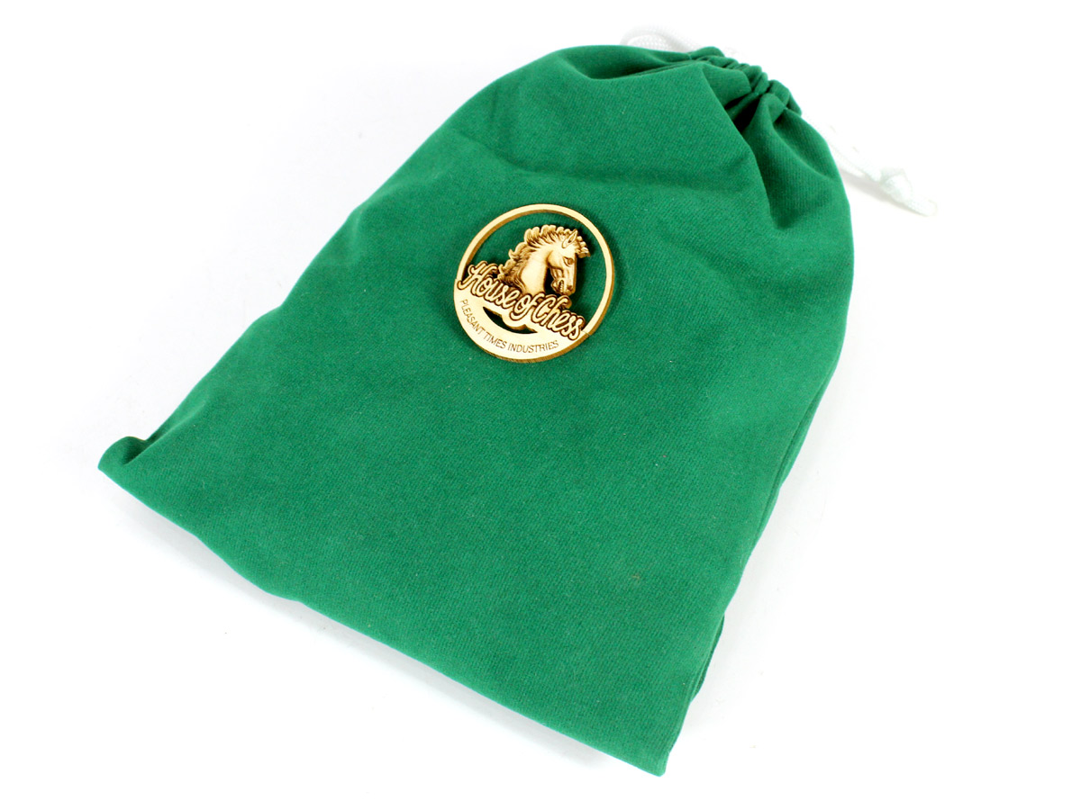 Velvet pouch included with this purchase.